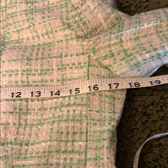 EUC lined jacket ribbon sleeves 4 button closure - Picture 9 of 15